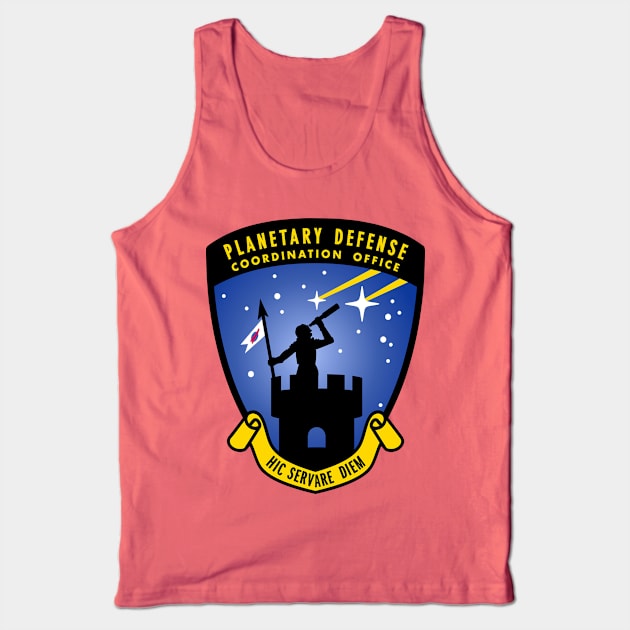 Planetary Defense Coordination Office Logo Tank Top by Spacestuffplus